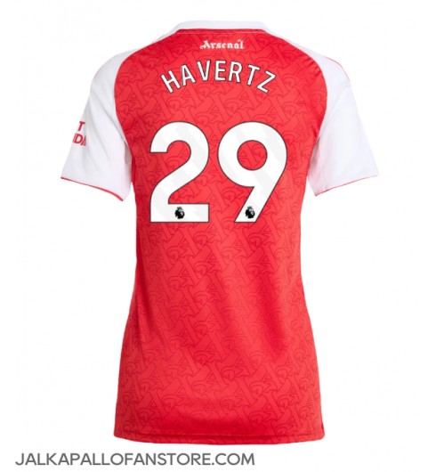 Arsenal Kai Havertz #29 Kotipaita Naisten 2025-26 Lyhythihainen Arsenal Kai Havertz #29 Kotipaita Naisten 2025-26 Lyhythihainen